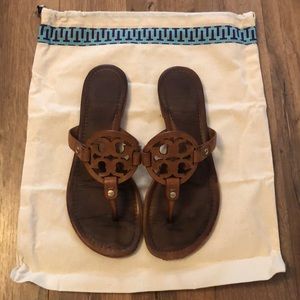 Tory Burch Miller sandals with dust bag!